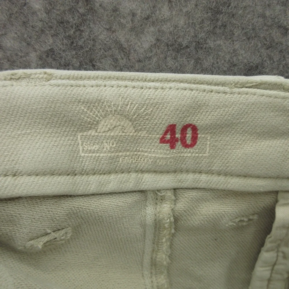 Faherty Men's Chino Shorts 40 Stone Cotton Blend Stretch Terry 7
